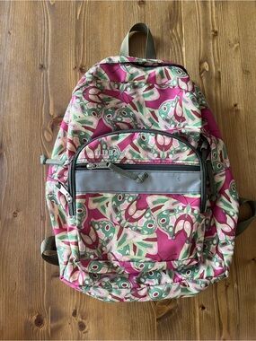 L.L. Bean Pink Patterned Mini Backpack